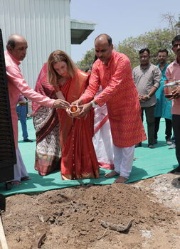 Bhoomipoojan-ceremonie in Vadodara